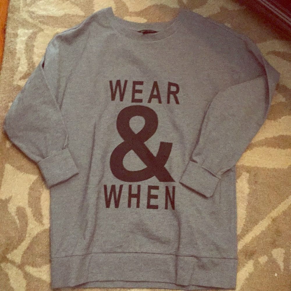 “WEAR & WHEN” Banana Republic Sweatshirt